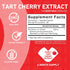 Tart Cherry Capsules 3000 mg Raw Extract - Uric Acid Flush & Cleanse for Joint & Muscle Comfort, 180 Count