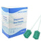 Disposable Dentifrice Treated Oral Care Sponge Swabs, Individual Wrapped, 150 Counts, Dark Green
