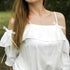 Lace Hair Bow with Long Tail Coquette Bows - Elegant White Ribbon Hair Accessory for Women (A Pair)