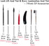 Lash Lift and T-i-n-t Tools, DIY Eyelash Perm Accessories, Portable Brush Kit with Eye Pads, 5 Packs