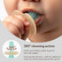 Haakaa 360° Silicone Baby Toothbrush – 100% Soft Food Grade Silicone, BPA-Free, Safe for Babies 6 Months+
