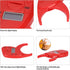 Body Fat Caliper, Accu Measure Fat Calipers for Subcutaneous Fat Measurement, Fitness Enthusiasts, Red