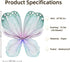 Aiouclay 20 Sheets Butterfly Wrapping Paper, Waterproof for Flower Bouquet, Butterfly Bouquet Accessories