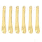 Honbay 6PCS Mini Zinc Alloy Makeup Spatula, Cosmetic Facial Cream Spoon for Mixing Makeup
