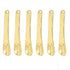 Honbay 6PCS Mini Zinc Alloy Makeup Spatula, Cosmetic Facial Cream Spoon for Mixing Makeup