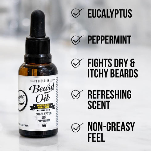 Rolda Beard Oil - Eucalyptus and Peppermint, 1.01 oz
