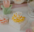 T-shin Candle,50G Jasmine Flower Shape Scented Multicolour Romantic Soy Wax Aesthetic Decorative Healing Candle
