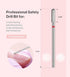 MelodySusie 3mm Rounded Top Barrel Cuticle Clean Nail Drill Bit, 3/32'' Professional Safety Carbide