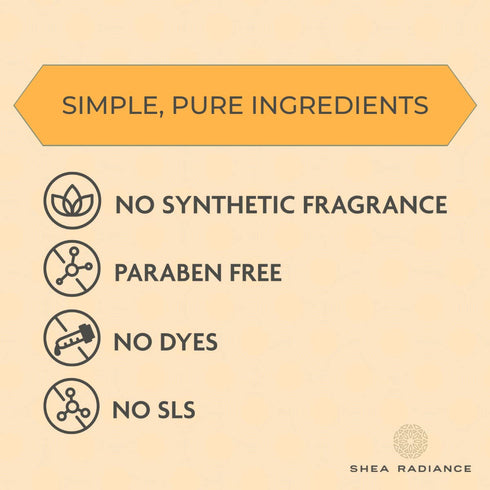 Shea Radiance P.U.R.E. Whipped Shea Butter with Colloidal Oatmeal, Lavender Bliss, 5 oz, Moisturizing Rice Bran Oil