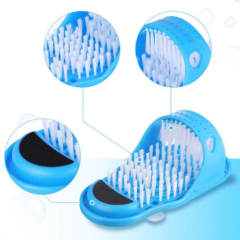 LUITON 2 Pack Foot Scrubber Massager, Shower Spa Cleaner Brush for Exfoliating Foot