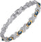 Magnetic Ankle Bracelets for Women - Stainless Steel Anklet with Blue Stones, Fashion Jewelry Present