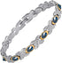 Magnetic Ankle Bracelets for Women - Stainless Steel Anklet with Blue Stones, Fashion Jewelry Present