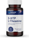 5-HTP Formula for Stress Relief - Relaxation Support for Teens and Adults with 5-HTP, L-Theanine, Vitamin B6, 60