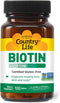 Country Life Biotin 1mg - 100 Tablets, Supports Healthy Hair, Skin & Nails, Certified Gluten Free, Vegan, Halal