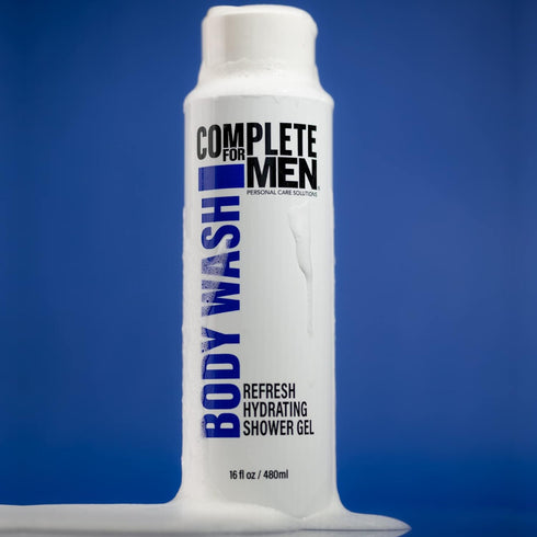 Hydrating Shower Gel for Men, Sulfate-Free Body Wash, Natural Moisturizing Gel for All Skin Types