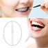 Patelai 50 Pieces Braces Brush, Interdental Brush Toothpick, Dental Hygiene Tool, Black & White