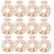 Satin Scrunchies 12 Pack - Proposal Gifts, Elastics Hair Ties for Bachelorette Party Favors, Bridal Wedding Parties