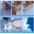 Y-Kelin Lower Denture Adhesive Cushions, Adhesive-Free Pads for Sore Gums, 30 Strips