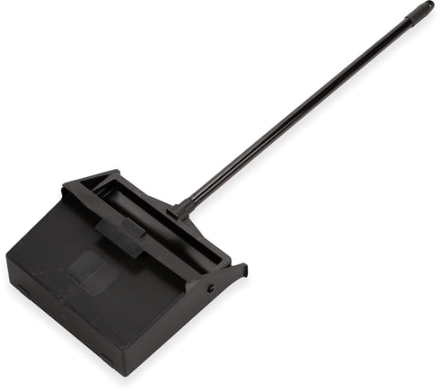 Carlisle FoodService Products Duo-Pan Upright Dust Pan, 30 Inches, Black for Floor Cleaning