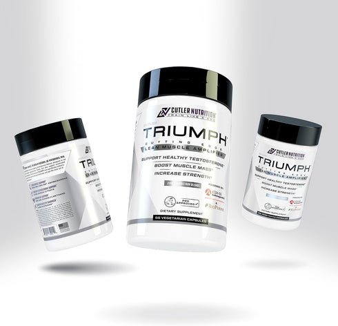 TRIUMPH Testosterone Booster for Men - Best Test Booster with DIM, KSM 66 Ashwagandha, 56 Veggie Capsules