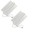 yueton Pack of 2 Sets 36 Tips Per Unit Double Layer Nail Color Display Card for Nail Art Practice Design Training