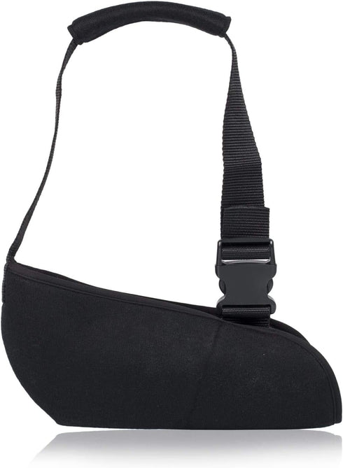 Soles Pediatric Arm Sling, Small, Black, with Padded Shoulder Strap