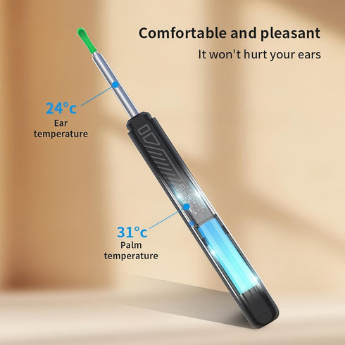 kukzau 1080P Ear Wax Removal Tool Camera HD Ear Cleaner with Light, Earwax Removal Kit for Ear Cleaning, Safe Ear