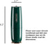Luxury Green Plastic Travel Toothbrush Holder Case with Cover, Portable Cup, Storage Container for School, Camping,