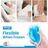 NEWGO Small Ice Packs for Injuries, 6 Pack Round Ice Packs for Face, Hot and Cold Gel Compress for Pain Relief