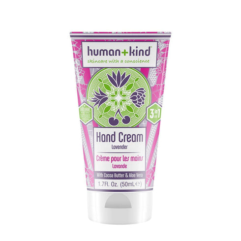 Human+Kind Moisturizing Hand Cream, Lavender, 1.7 oz, Hydrating Cream for Dry, Cracked Skin