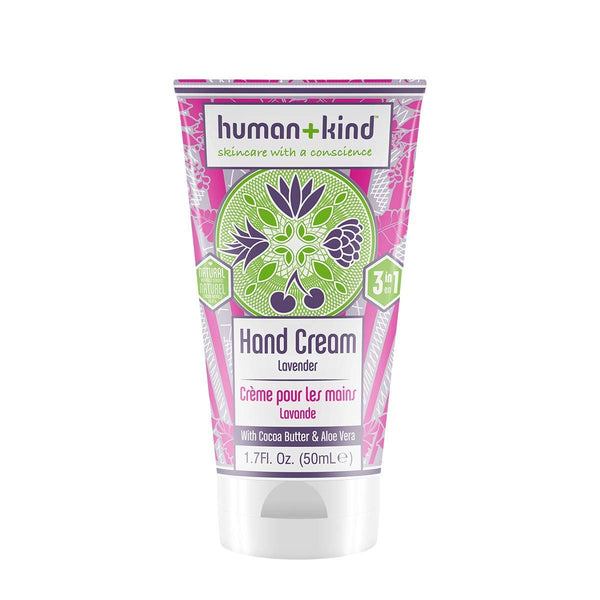 Human+Kind Moisturizing Hand Cream, Lavender, 1.7 oz, Hydrating Cream for Dry, Cracked Skin