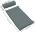 STAHAD Set Acupressure Massage Mat and Pillow with Non-Slip Surface, Relief Yoga Exercise Mat for Back and Neck