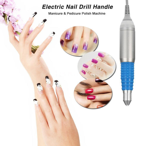 Replacement Nail Drill Pen, Nail Drill Handle, Polish Drill Equipment for Electric Nail Manicure Machine Nail File