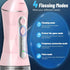 molux 320ML IPX8 Water Dental Flosser Pick for Teeth Portable Oral Irrigator Rechargeable Travel Irrigation Cleaner