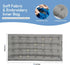 Microwavable Heating Pad with Washable Cover, 8 x 18 for Neck and Shoulders, Moist Heat Compress for Joints (Light Blue)