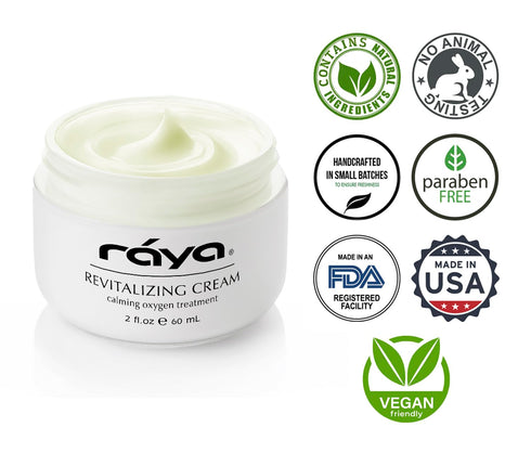Raya Revitalizing Cream (307), Moisturizing Facial Day and Night Cream for Dry Skin, Reduces Fine Lines