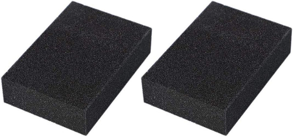 2 Pcs uxcell Scouring Pads, Non-Scratch Scouring Sponge Scrub Pads 4" x 2.8" for Dishwashing and Kitchens