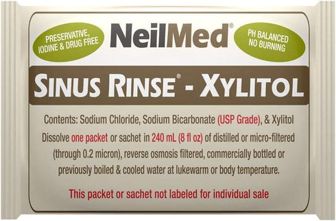 Packets 60ct. NeilMed Sinus Rinse Premixed Refill with Xylitol