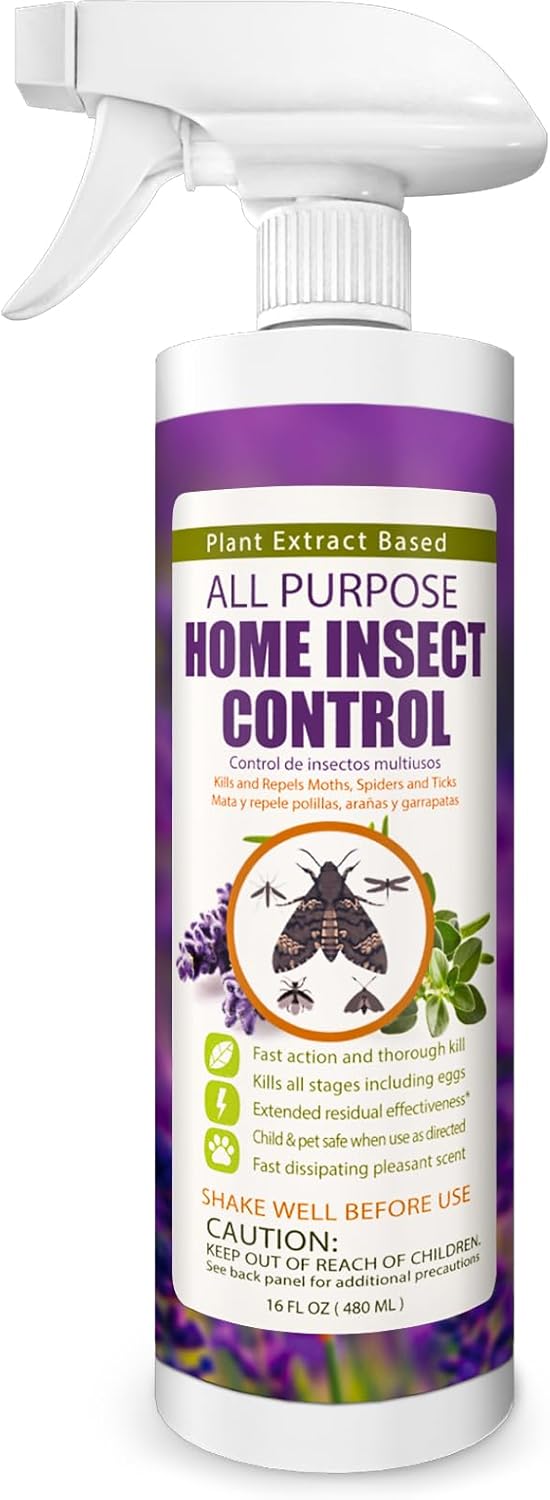 EcoVenger by EcoRaider All Purpose Insect Control, 16 OZ, Fast Kill, Non-Toxic, Fleas, Fruit Flies, Roaches