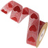 2 Rolls of 5M Valentine's Day Ribbons, Printed Heart Grosgrain Ribbon for Wedding Wrapping and DIY Supplies