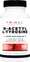 Primal N-Acetyl L-Tyrosine Capsules (120 Servings, 350mg Per Serving) - Gluten Free, Non-GMO Amino Acid Supplement