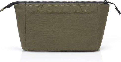 Purevave Large Cosmetic Bag for Women and Travel Makeup Organizer Pouch (Green)