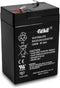 Casil 6V 4Ah Rechargeable Sealed Lead Acid Replacement Battery (1 Pack)
