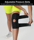 Knee Brace for Men Women, Open-Patella Patellar Tendon Support Strap, Compression Sleeve for Knee Pain (Black)