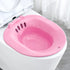 SUZEPER Sitz Bath Tub Over The Toilet, Babies Bath Seat Plastic Toilet Seat,