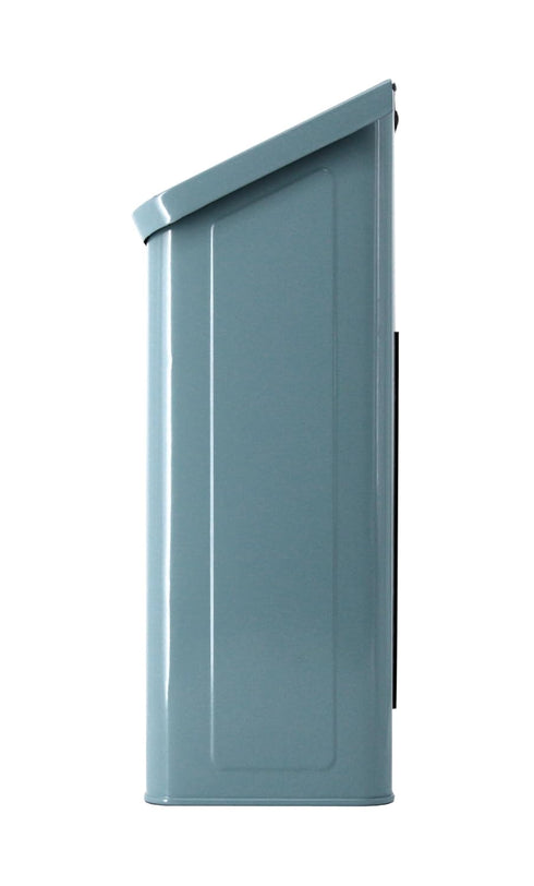 Magnetic Lint Bin for Laundry Room, 2.5L Capacity, Wall Mounted Laundry Trash Can, Meadow Blue