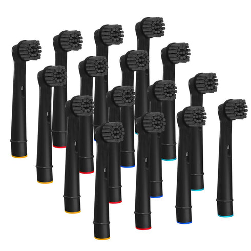 WuYan 16pcs Bamboo Charcoal Brush Heads for Oral B, Replacement Heads for Pro Health/Triumph/Advance Power