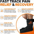 Hot/Cold Gel Wrap for Foot & Ankle Pain Relief - Compression Ankle Ice Pack Wrap, Large