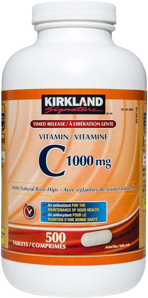 Kirkland Signature Vitamin C | 1000mg | 500 Tabs