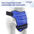 NEWGO Ice Pack for Hip Replacement Surgery - Gel Cold Pack for Hip Bursitis, Sciatica, Inflammation, Blue